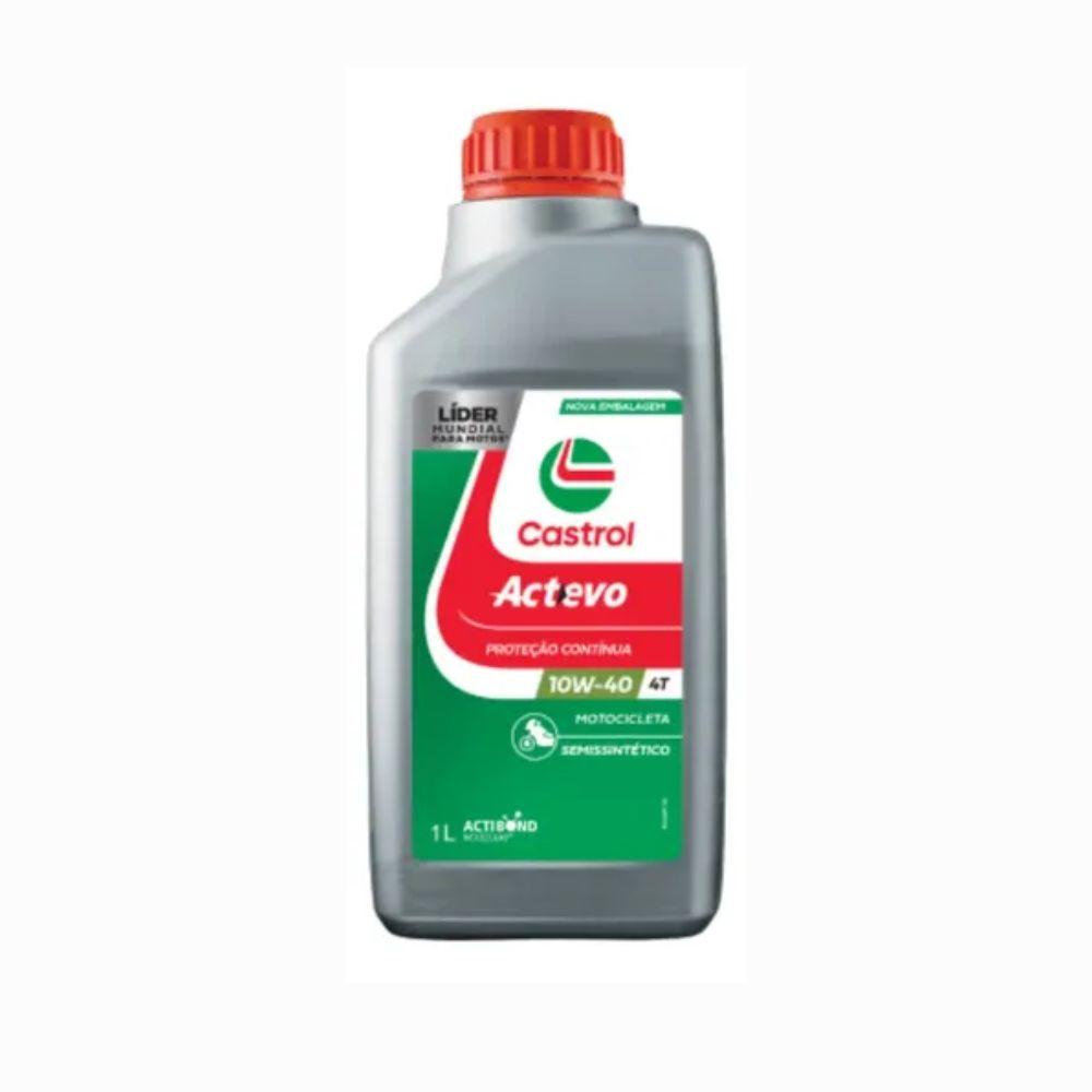 Óleo Lubrificante para Motor Castrol Actevo Semissintético 10W-40 4T – 1 Litro