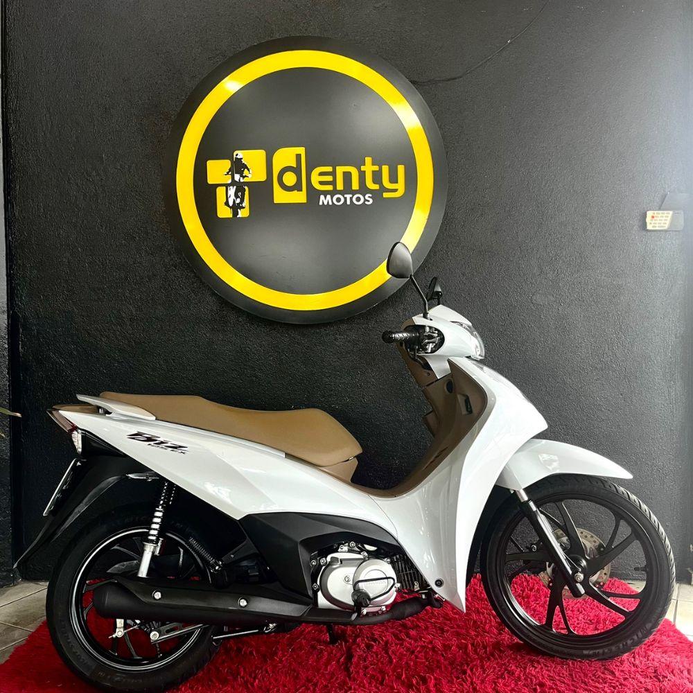 Honda Biz 125 2024/2025 Branca com Banco Bege