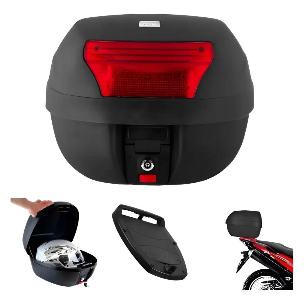 Baú Bauleto Moto Protork 28 Litros Universal Smart Box Base